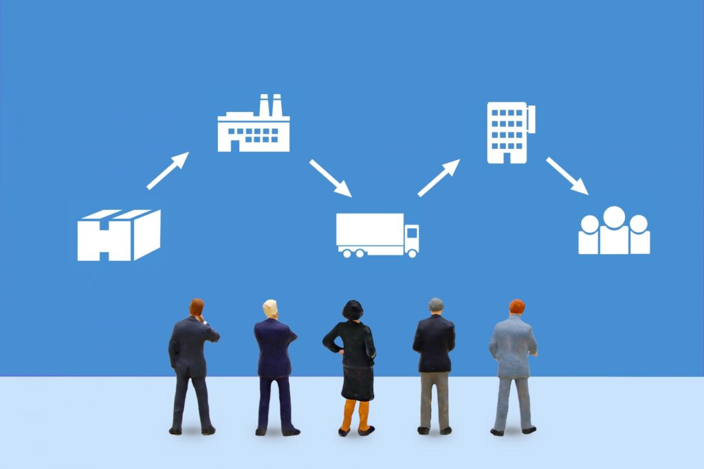 サプライチェーンマネジメントのイメージ